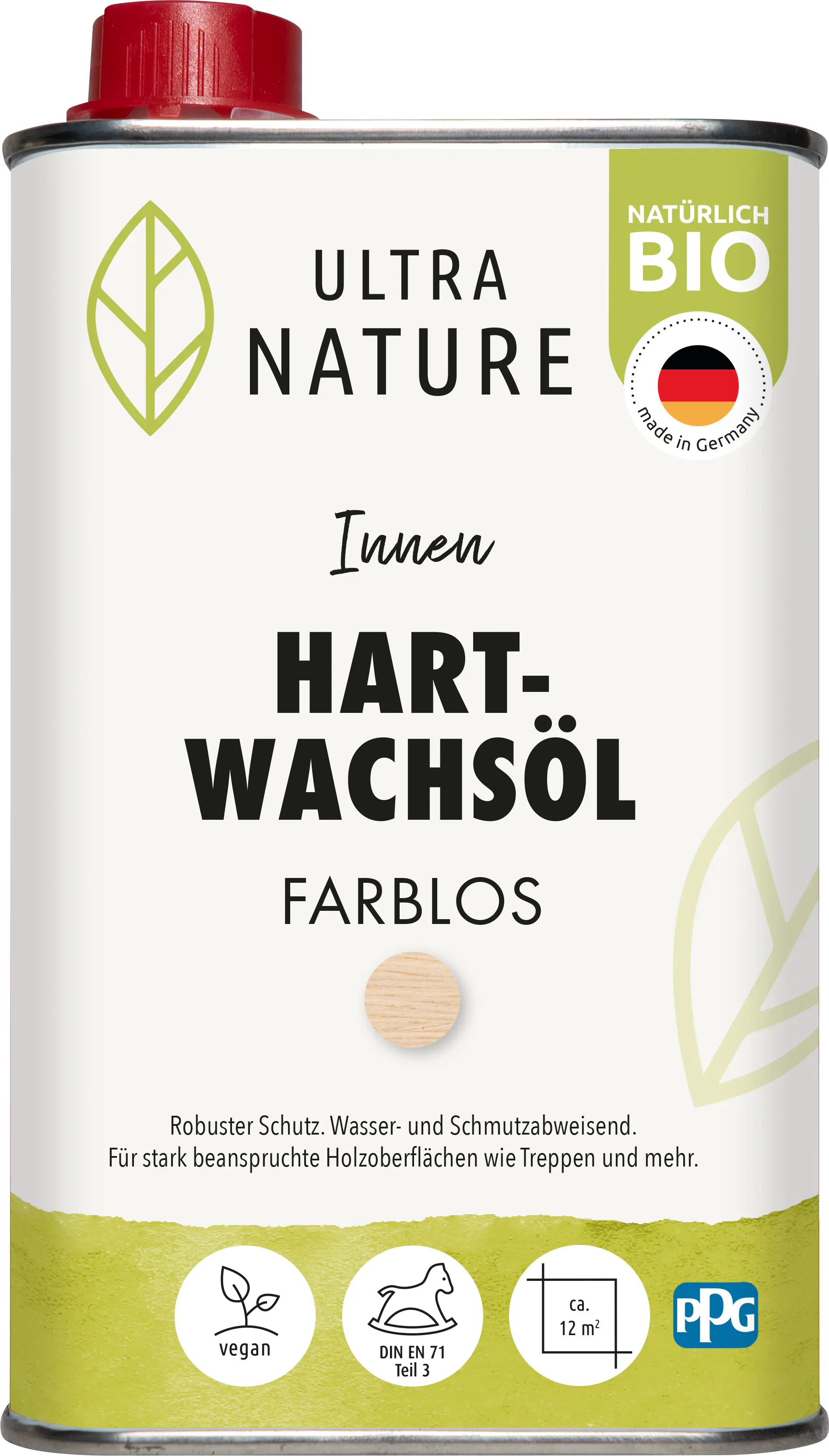 Ultra Nature Hartwachsöl 0,5 L Farblos
