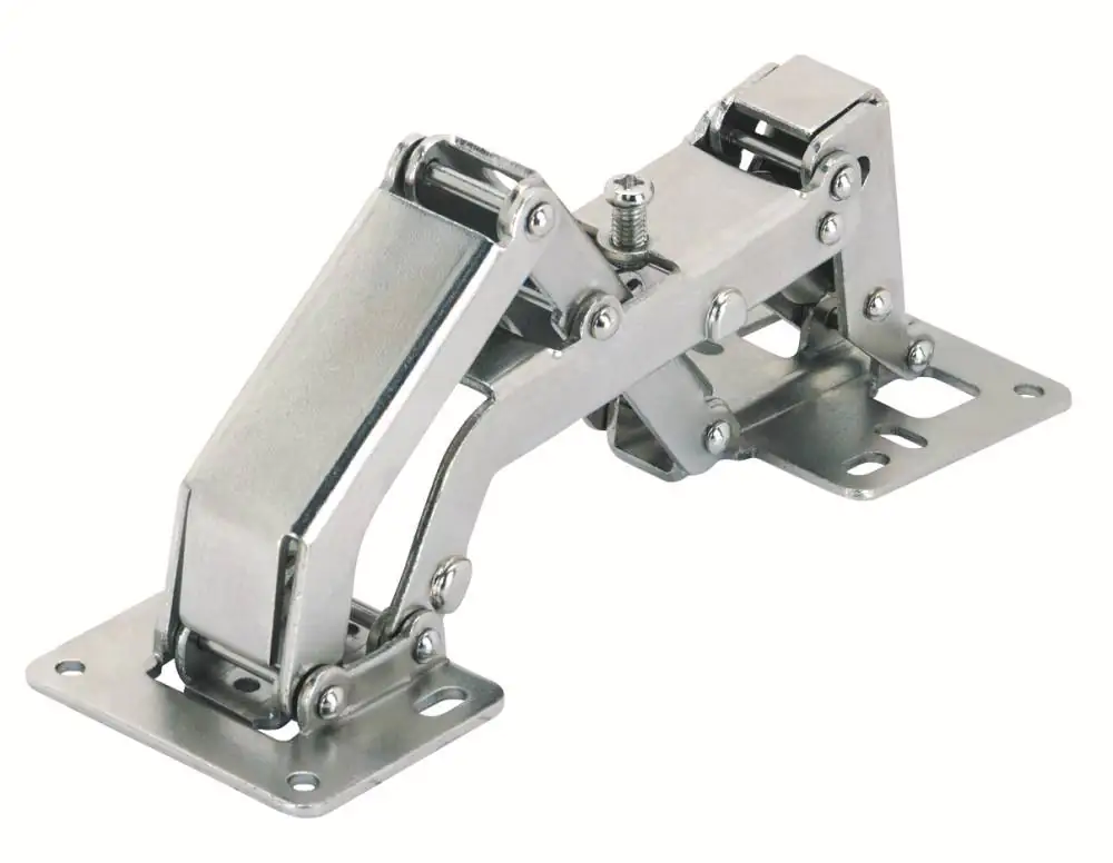 Hettich 'Weitwinkel-Aufschraubscharnier Stahl, vernickelt, 1 Stück