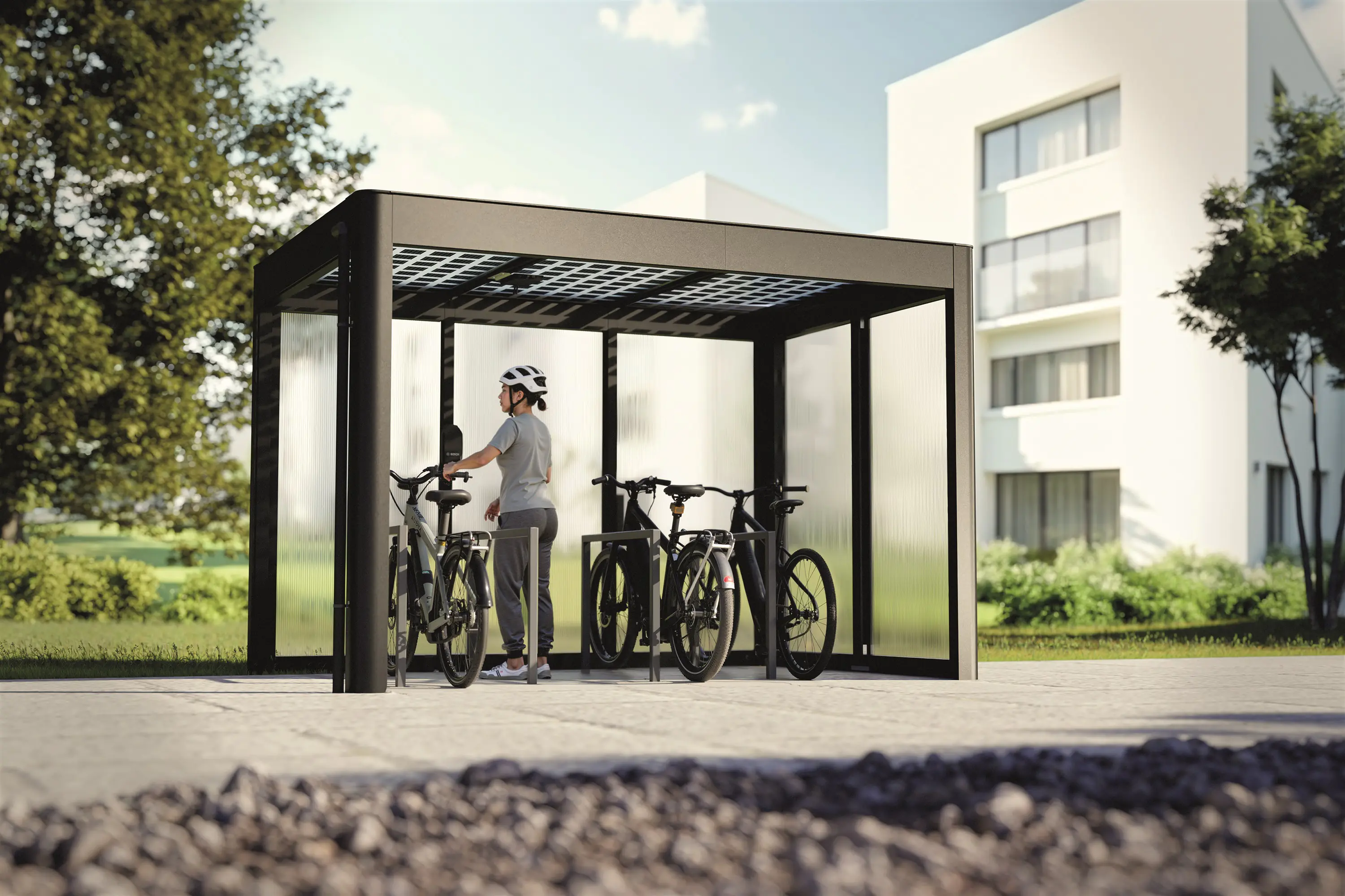 SunElements SunCover Gartenhaus Select 3.2 338 x 233 cm anthrazit-metallic