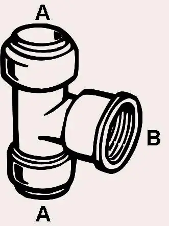 Cornat T-Stück Ø 15 mm / 1/2"