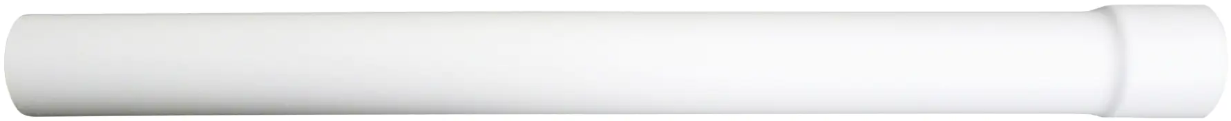 Wisa Spülrohrverlängerung mit Muffe Kunststoff, weiß, 50 cm, Ø 4,4 cm