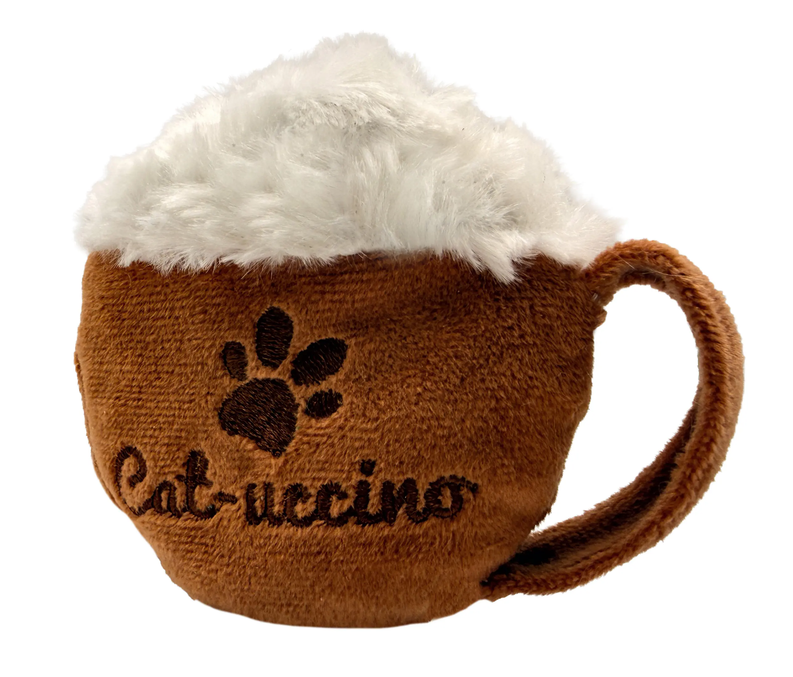 Aumüller Katzenspielzeug Cat-uccino 9 x 9 cm braun/creme