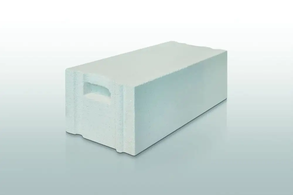 Porenbetonstein PP2-0,4, weiß, 60 x 20 x 24 cm