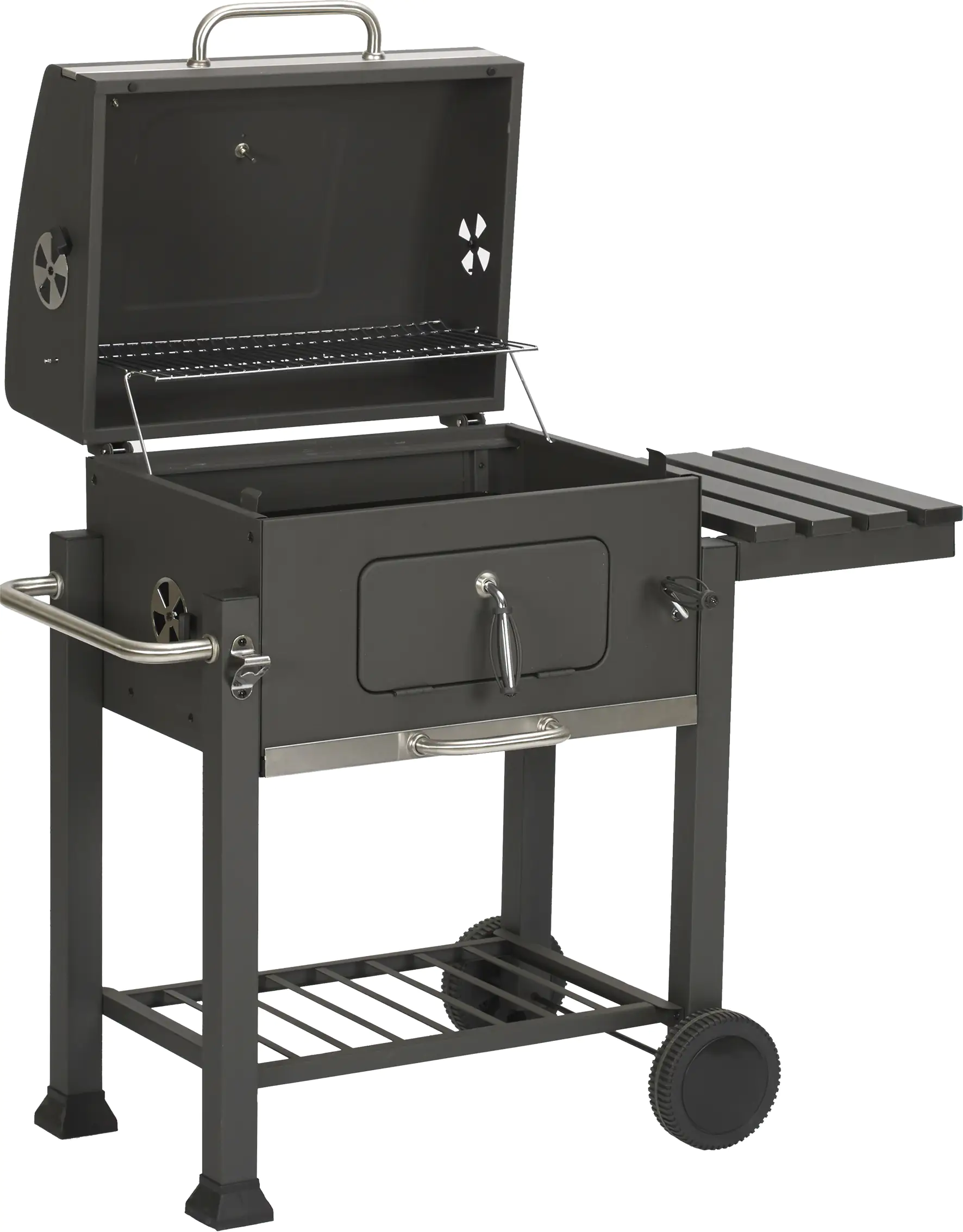 TrendLine Holzkohlegrill Montreal Grillfläche ca. 56 x 41,5 cm