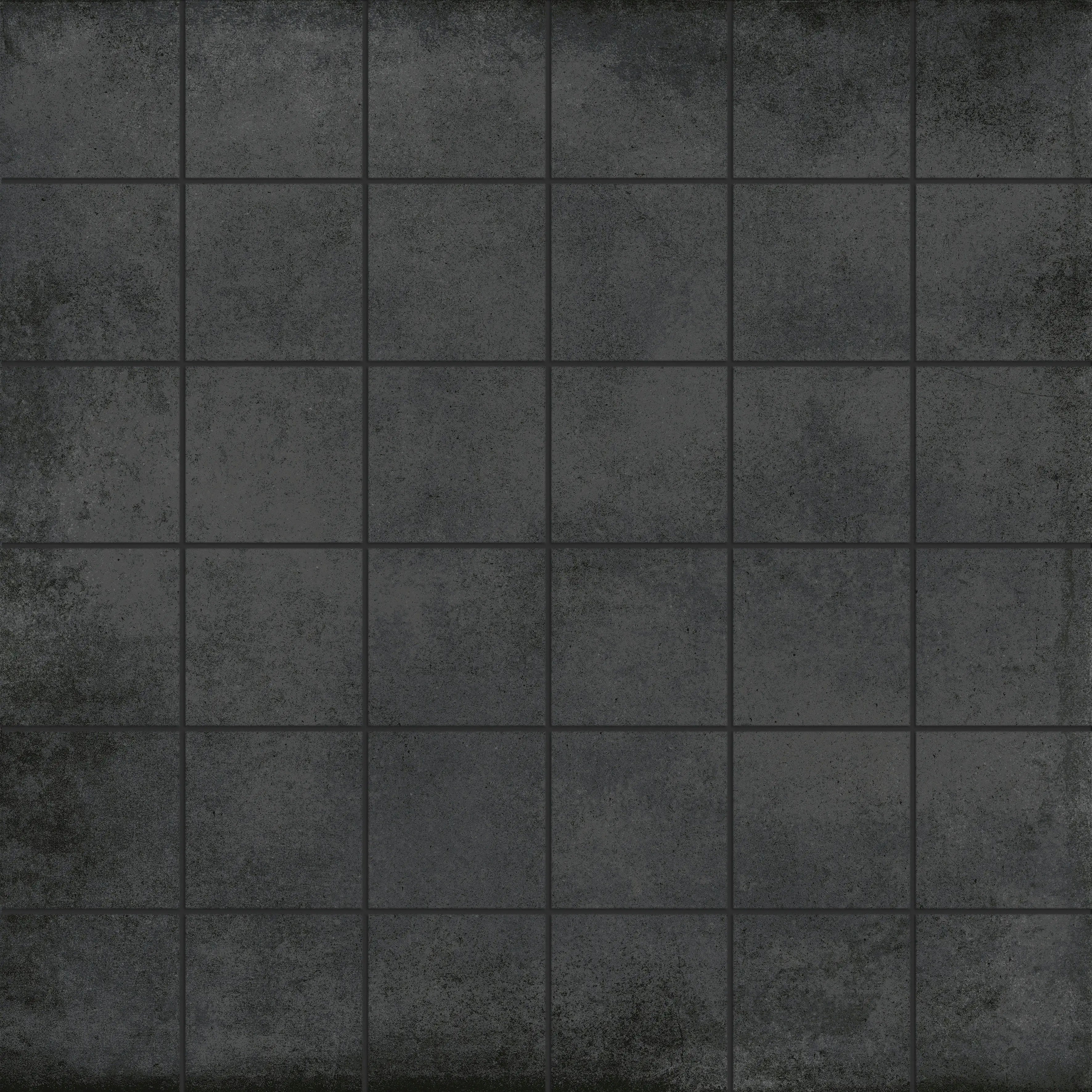 Mosaikfliese Naples 30 x 30 cm dunkelgrau Steinmaß: ca. 5,0 x 5,0 cm