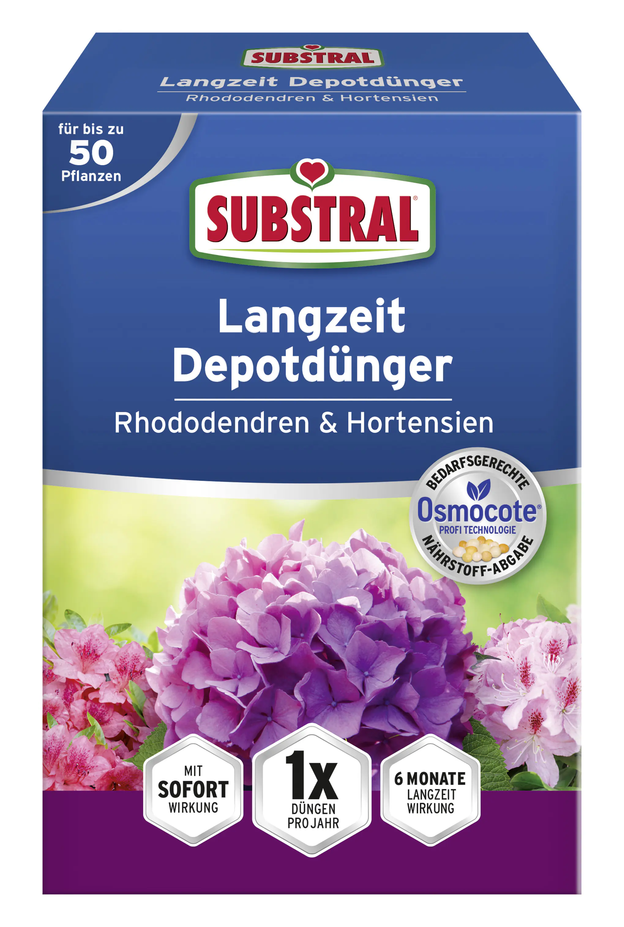 Substral Langzeit Depotdünger Rhododendren und Hortensien 750 g Substral Langzeit Depotdünger Rhododendren und Hortensien 750 g
