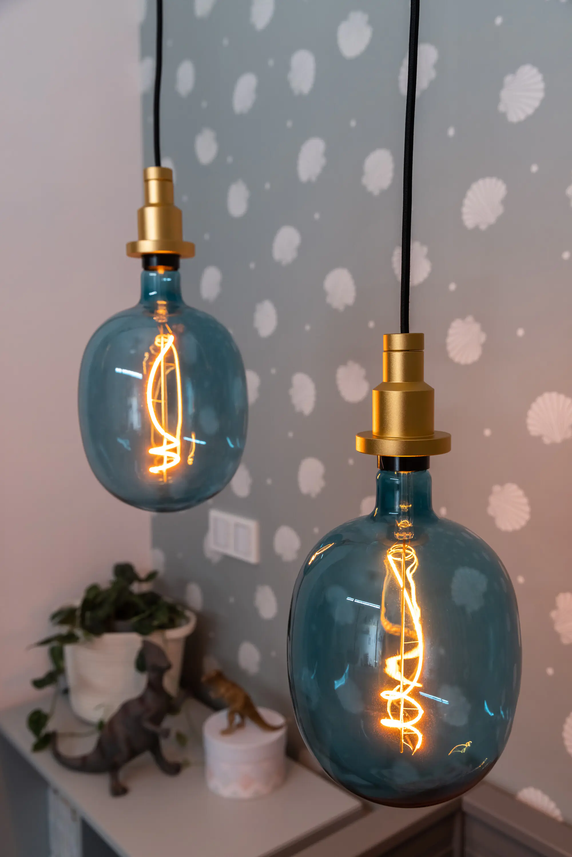 Ledvance LED Leuchtmittel Vintage 1906 Ballon10 E27 4,5 W dimmbar blau