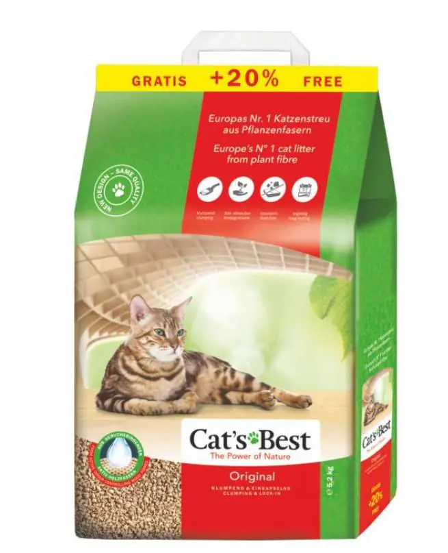 Cats Best Katzenstreu Original 100 % ökologisch 10 + 2 L