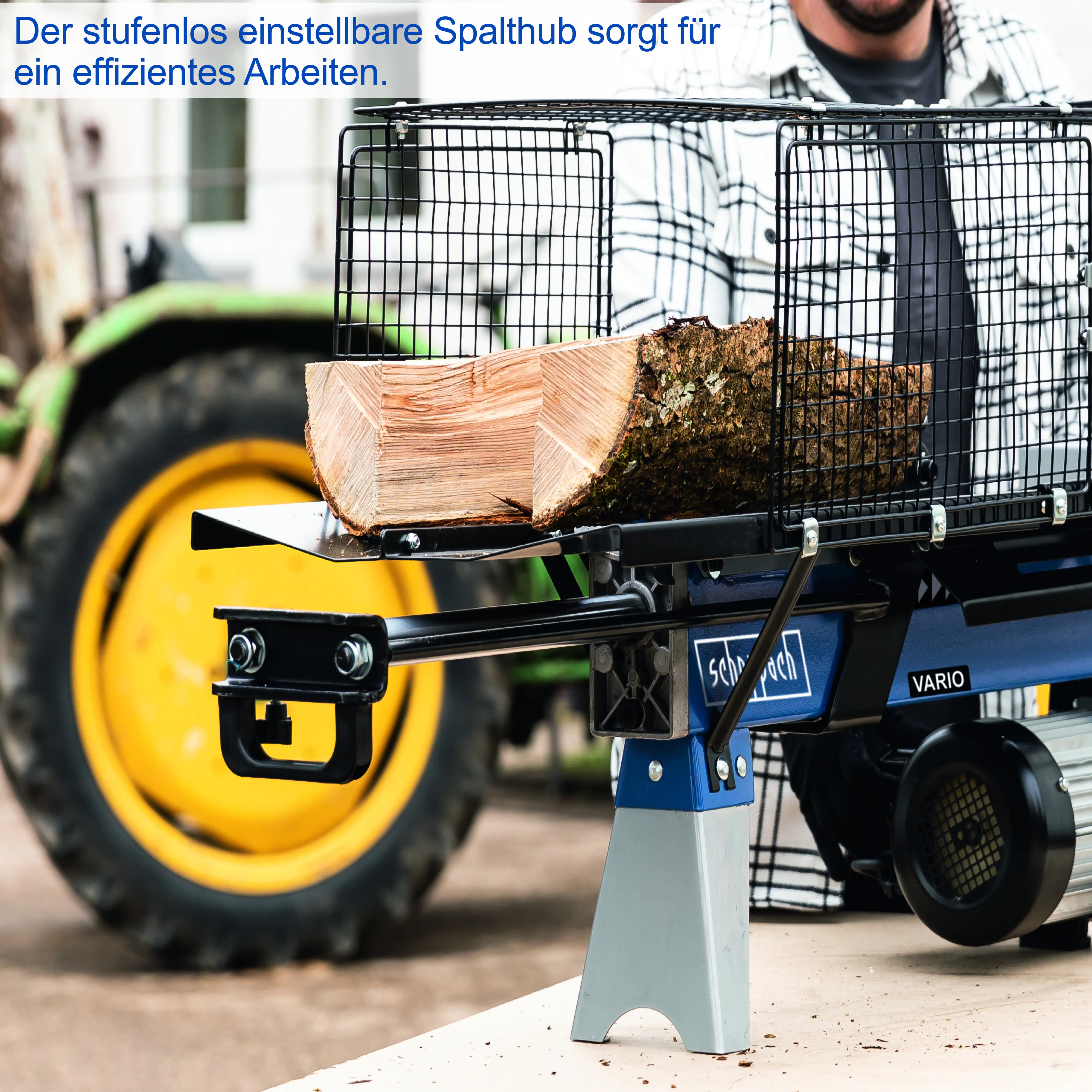 Scheppach Holzspalter HL760LS 230 V 2000 W 7T-Spaltkraft inkl. Untergestell