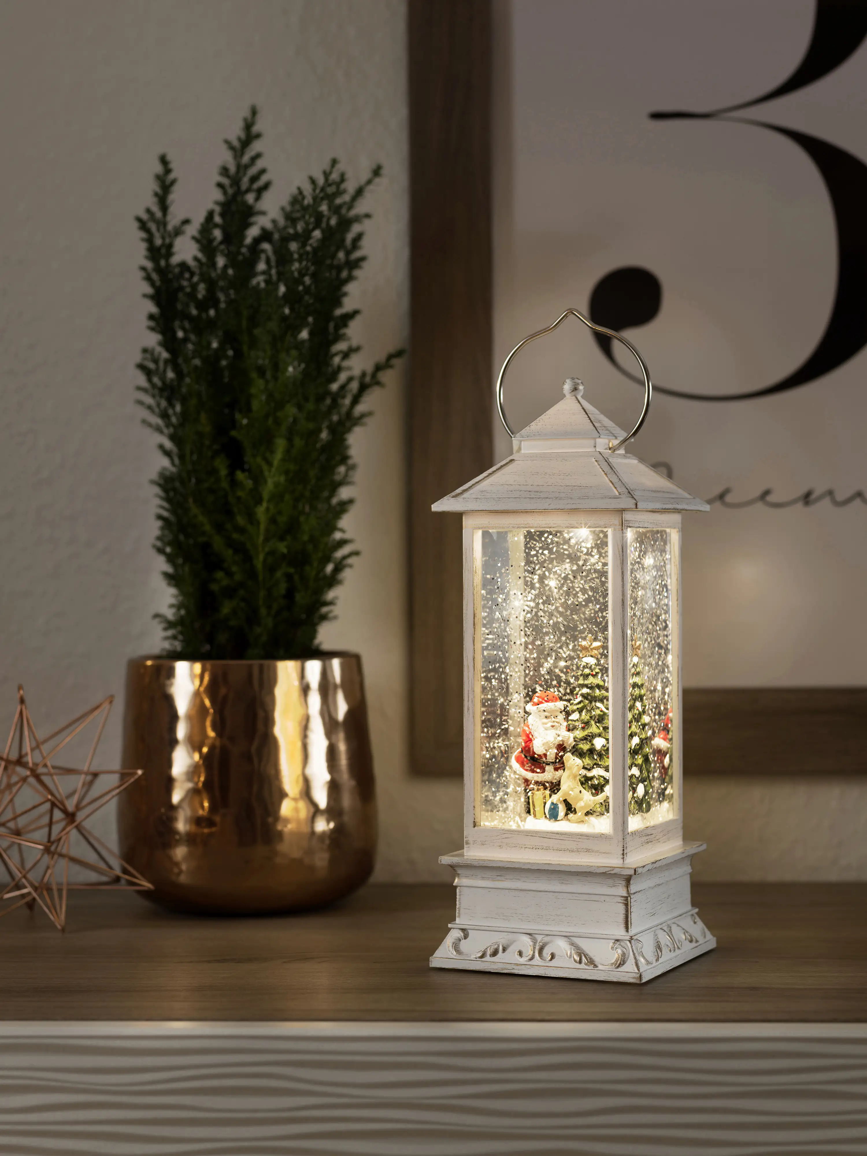 Konstsmide Wasserlaterne Weihnachtsmann beleuchtet, 10,5 x 10,5 x 27,5 cm Konstsmide Wasserlaterne Weihnachtsmann beleuchtet, 10,5 x 10,5 x 27,5 cm