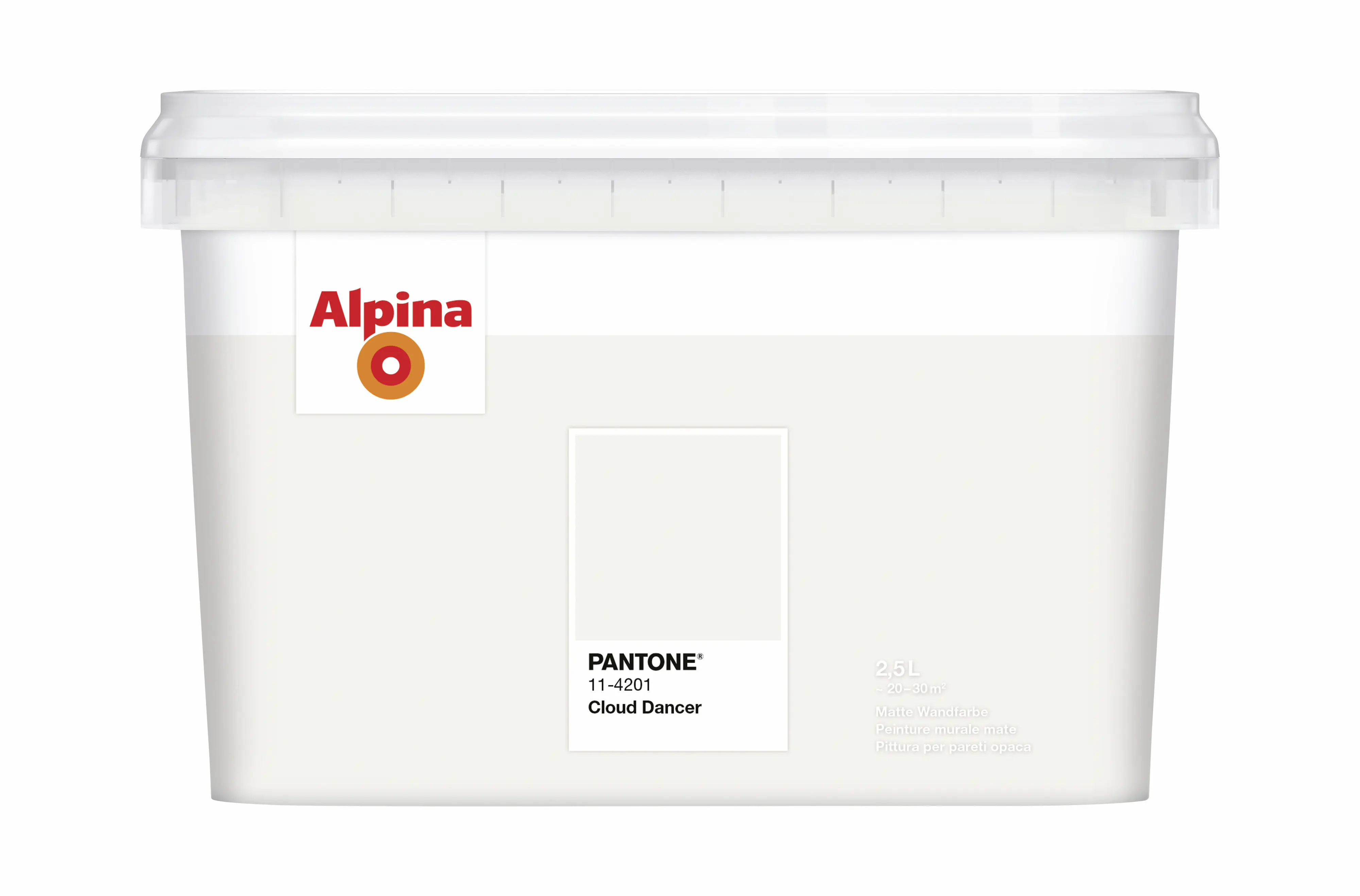 Alpina Wandfarbe Cloud Dancer 2,5 L weiß
