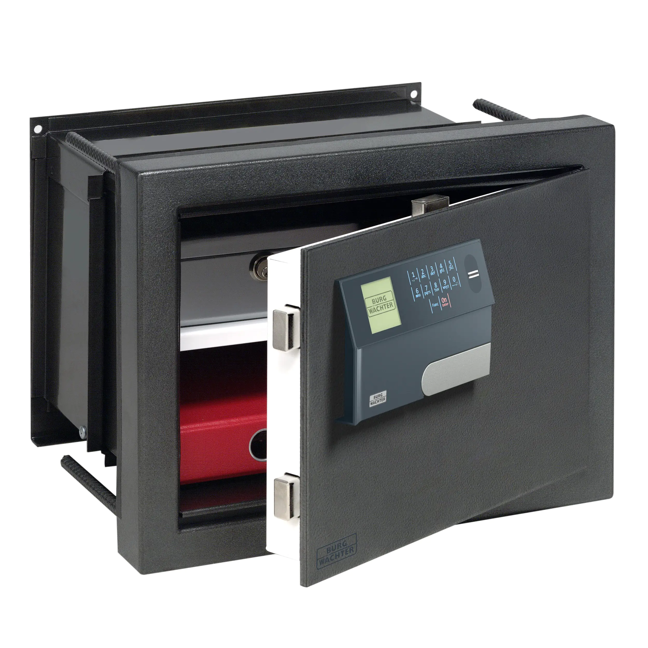 Burg Wächter Karat WT 614 E FP Wandtresor 34,2 x 43,4 x 23,3 - 35,1 cm