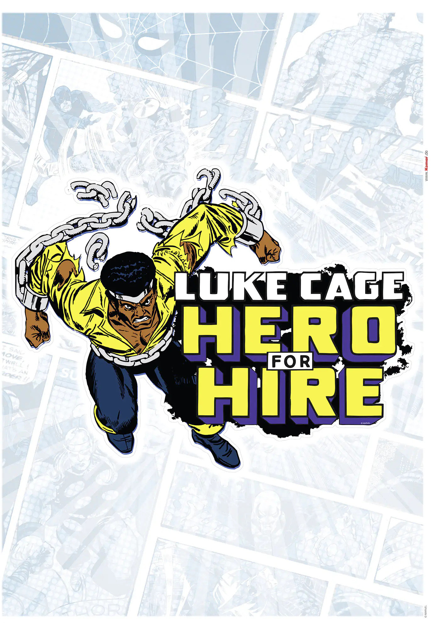 Komar Dekosticker Luke Cage Comic 50 x 70 cm Komar Dekosticker Luke Cage Comic 50 x 70 cm