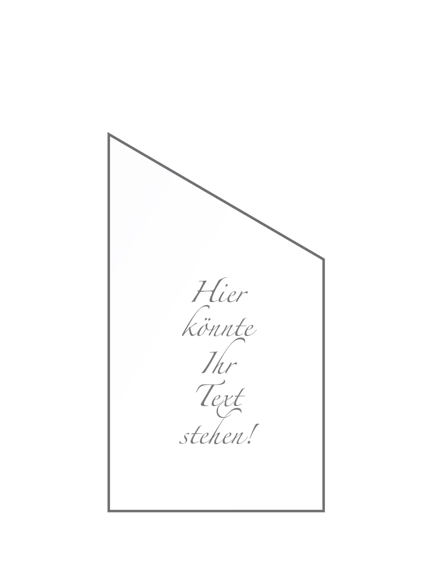 Ambiente Glaszaun Dekor Logo schräg 103 x 180/120 cm gehärtetes 8 mm Glas