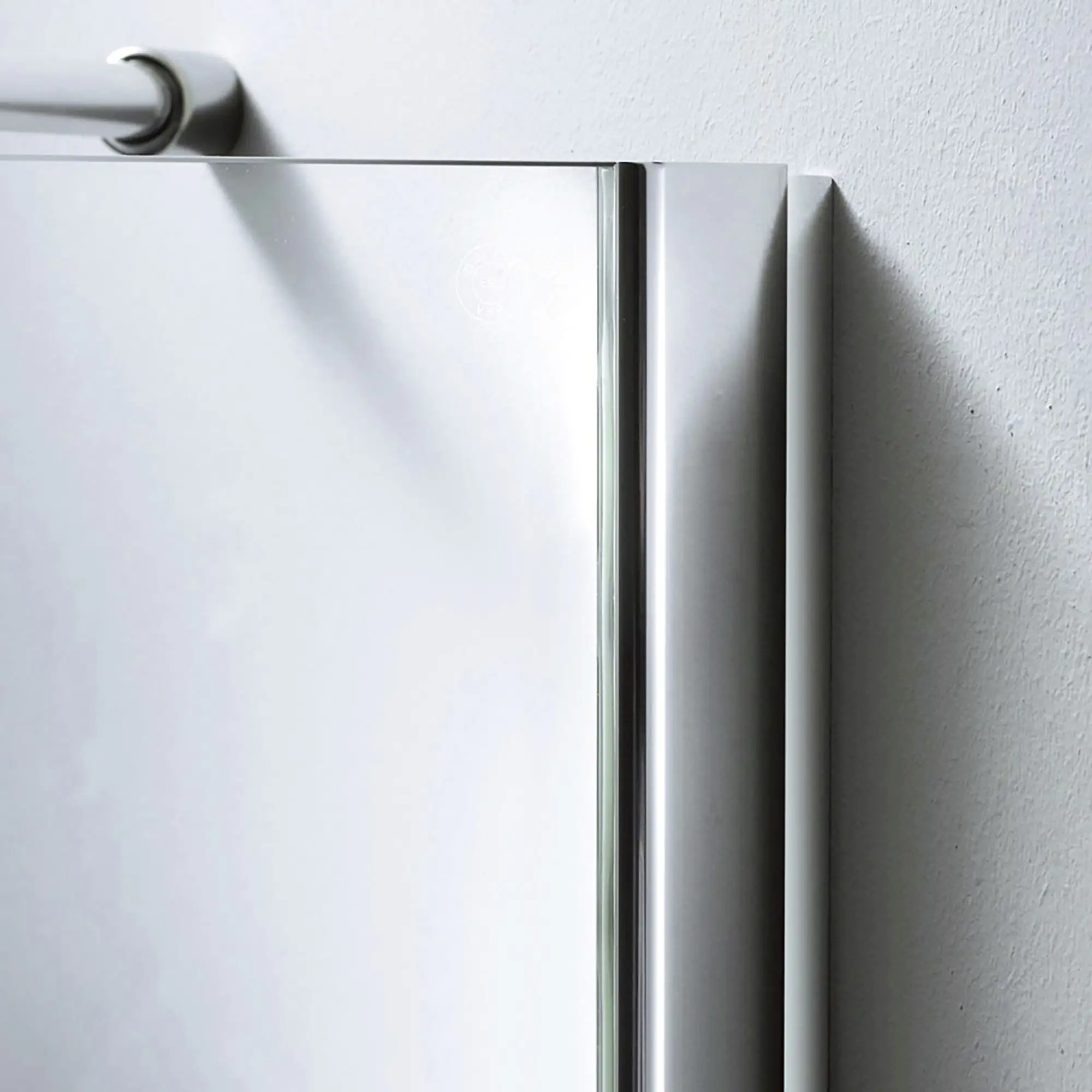Breuer Runddusche Espira 4-tlg. 90 x 90 cm, Alu silber matt, Klarglas