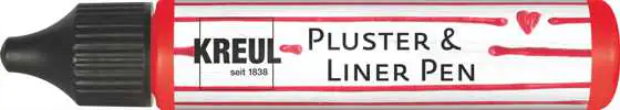 Kreul Pluster & Liner Pen erdbeere 29 ml Kreul Pluster & Liner Pen erdbeere 29 ml