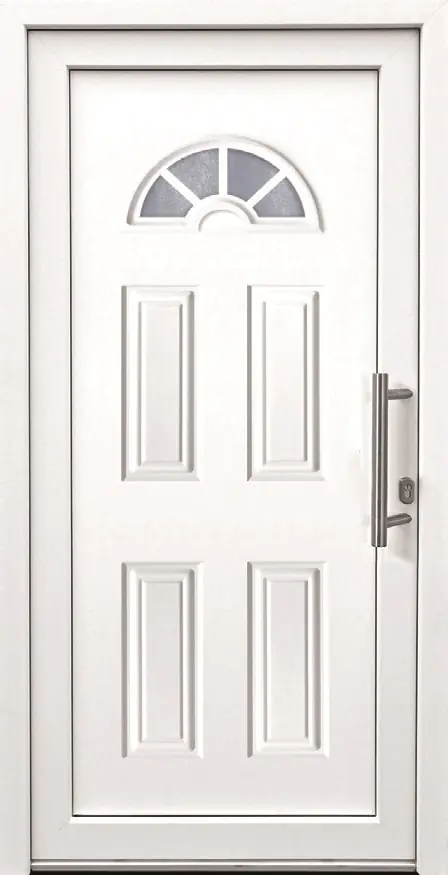 Panto Haustür Modell K001 DIN rechts weiß 110 x 210 cm