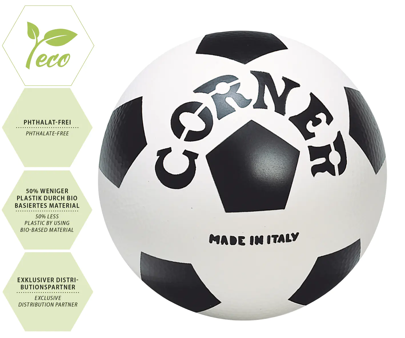 Happy People Fußball aus Kunststoff 23 cm 