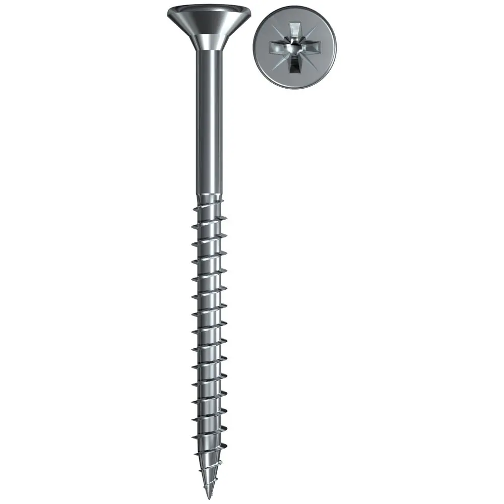 Fischer Universalschrauben 4,0 x 60 mm PZ 2 Senkkopf Teilgewinde 50 Stück