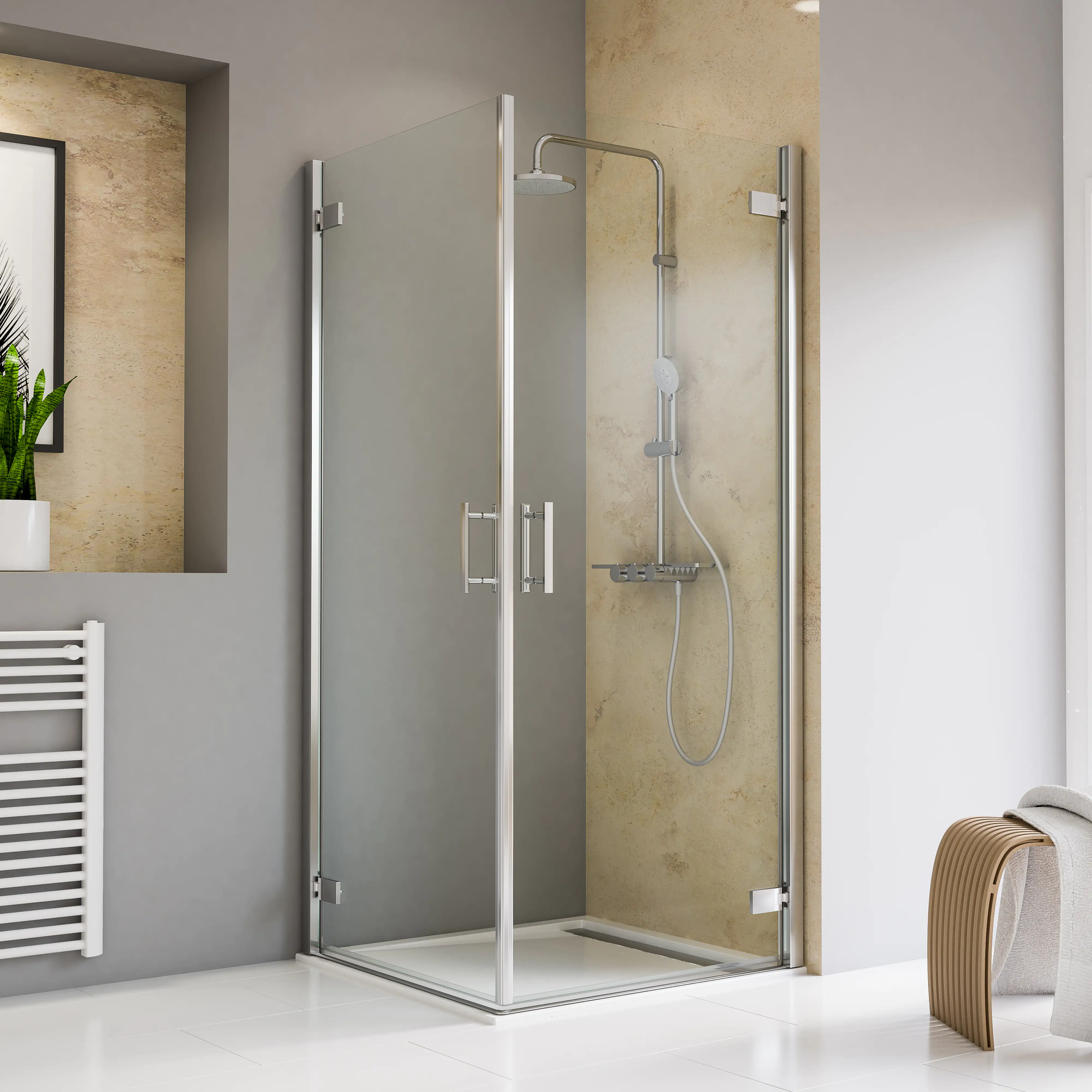 Schulte Eckeinstieg 2-tlg. 80 x 80 cm