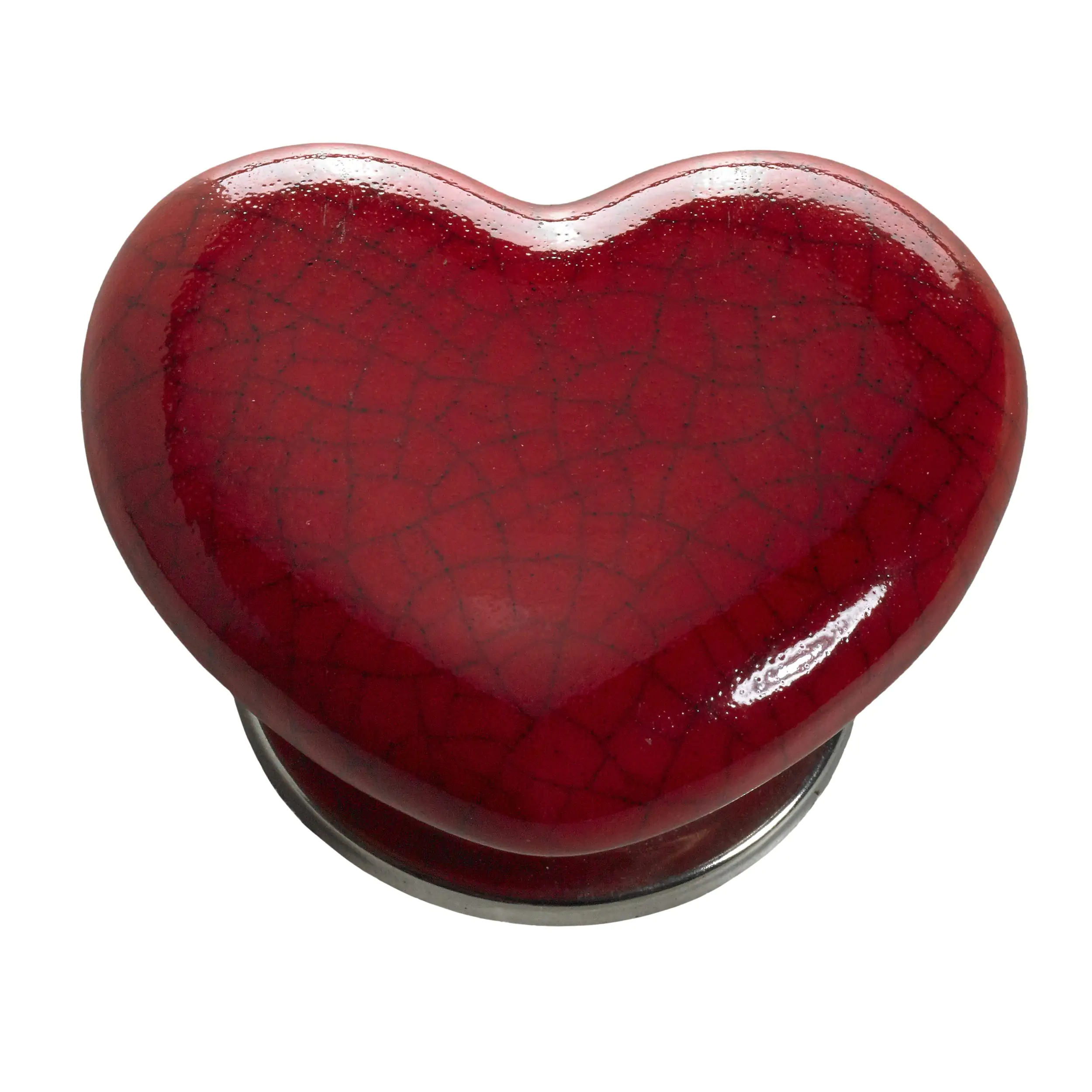 Hettich Möbelknopf rotes Herz 38,0 x 45,0 mm - 1 Stück