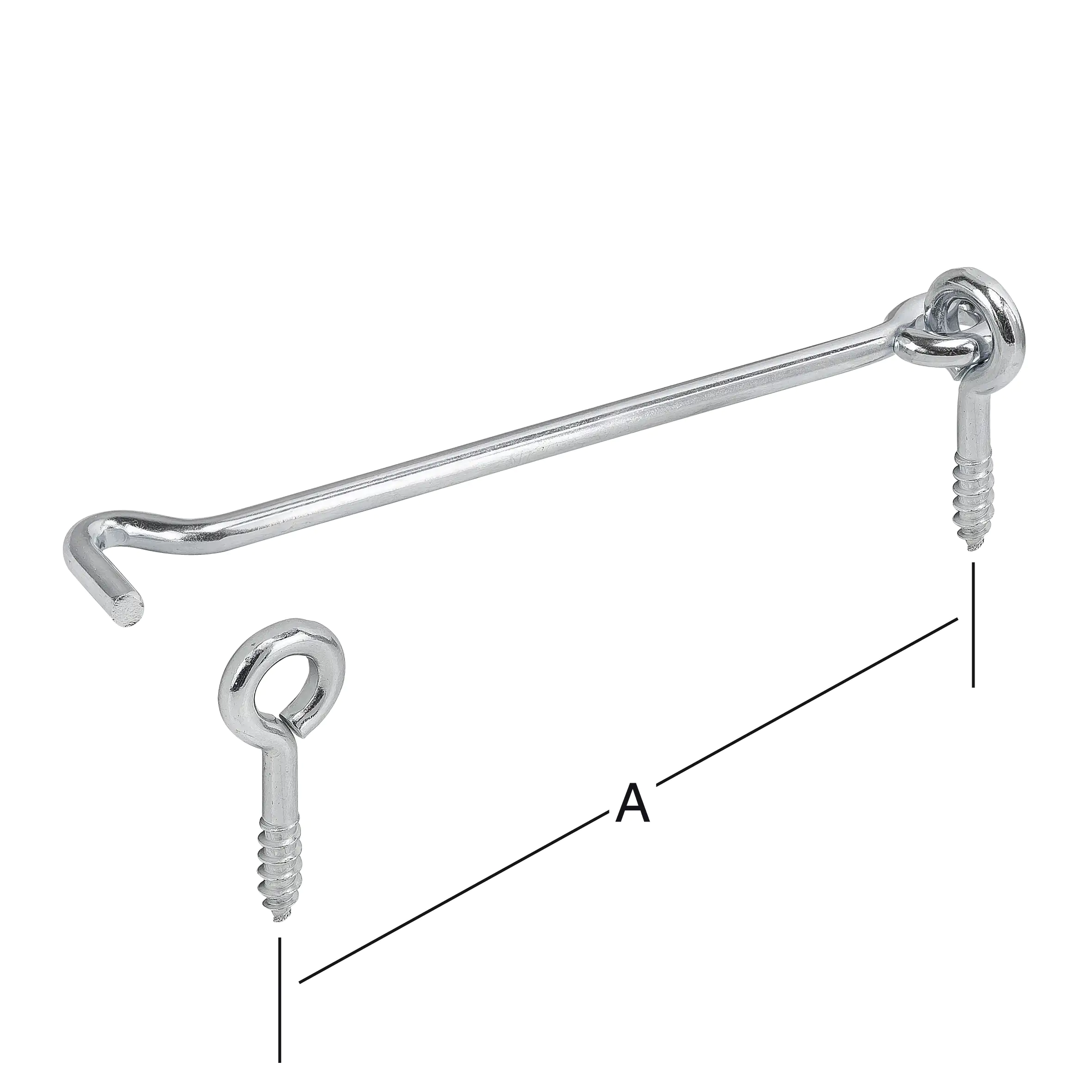 Vormann Sturmhaken verzinkt 500 mm