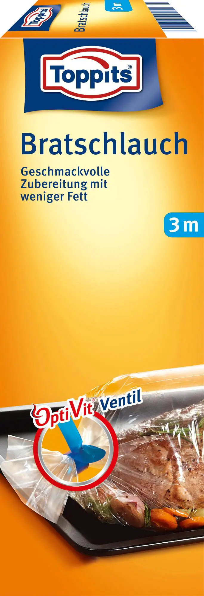 Toppits Bratschlauch 3m Perfekt Garen ganz einfach Toppits Bratschlauch 3m Perfekt Garen ganz einfach