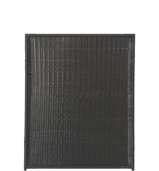 Plus Zaunelement Trend 115 x 140 cm schwarz