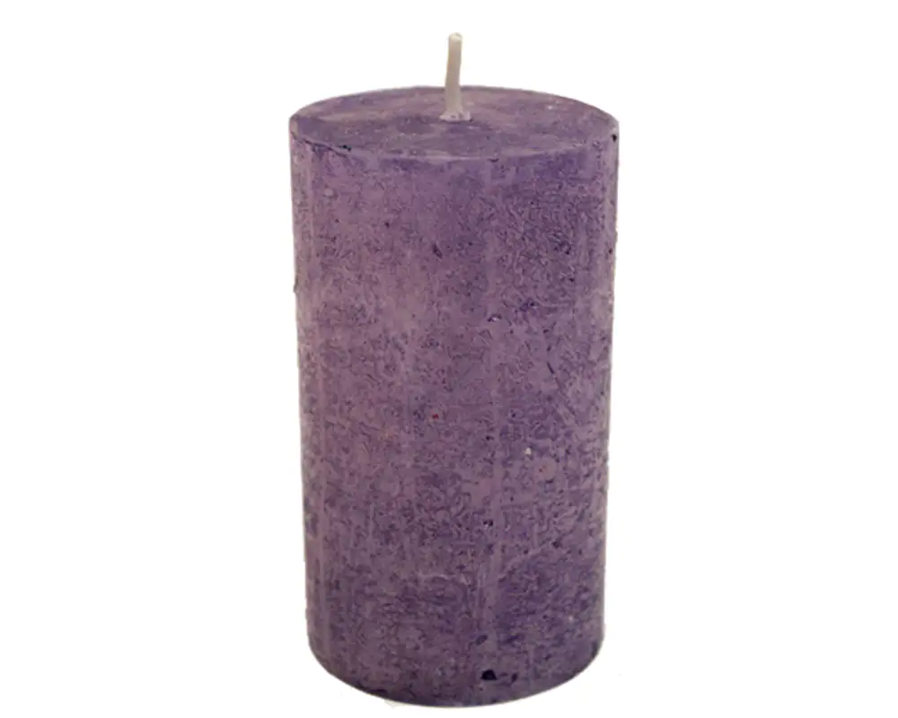 House of Rustic Kerze 12 cm lavendel