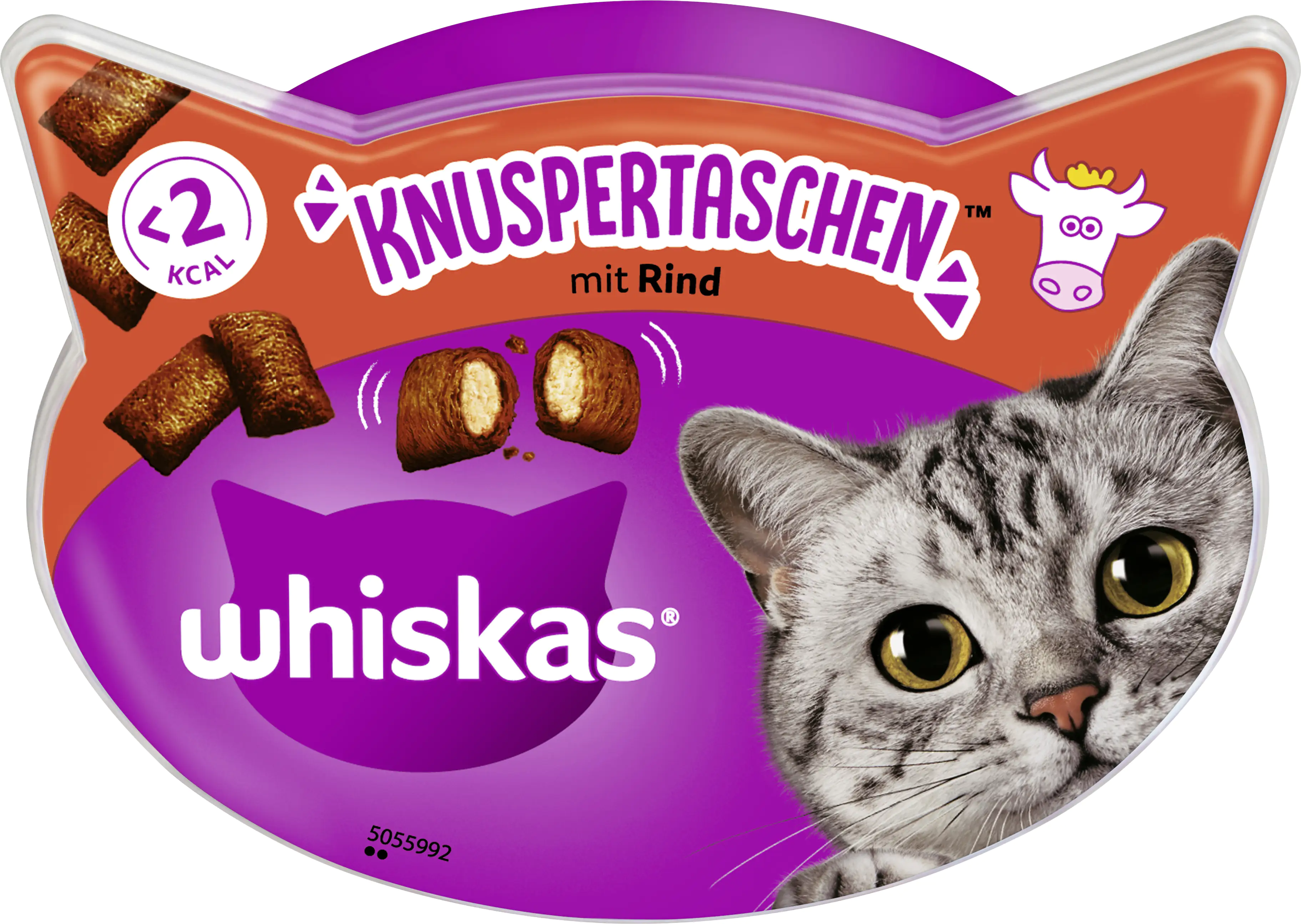 Whiskas Katzensnack Knuspertaschen Rind 60 g Whiskas Katzensnack Knuspertaschen Rind 60 g