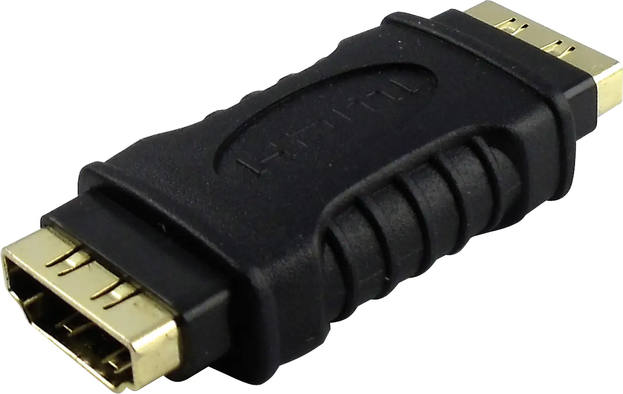 Schwaiger HDMI® Adapter HDMK01 533 Buchse-Buchse schwarz, 1x HDMI / 1x HDMI