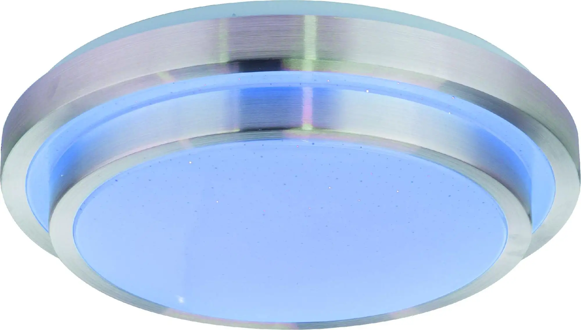 Globo LED Deckenleuchte Ina II weiß, opal mit Aluminiumring Globo LED Deckenleuchte Ina II weiß, opal mit Aluminiumring