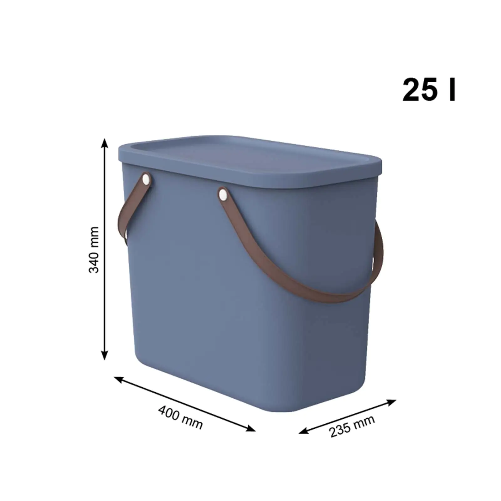 Rotho Aufbewahrungssystem Albula 25 L horizon blue Rotho Aufbewahrungssystem Albula 25 L horizon blue