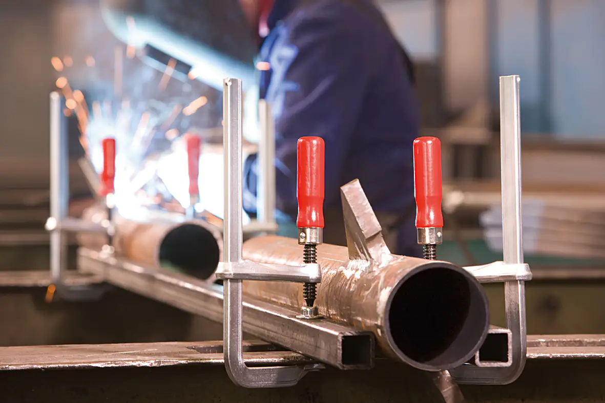 Bessey Ganzstahlzwinge 120 x 60 mm Höchste Sicherheit bei hoher Spannkraft