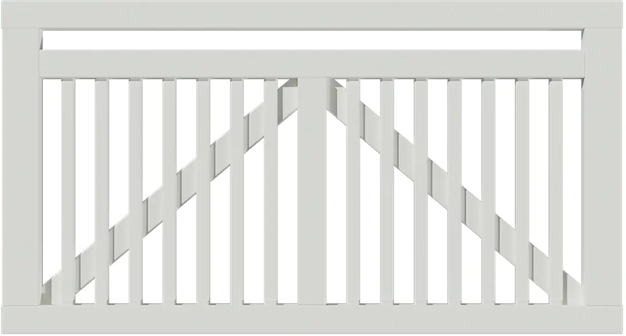 Plus Tor Linea 150 x 80 cm RAL 9010 Weiß