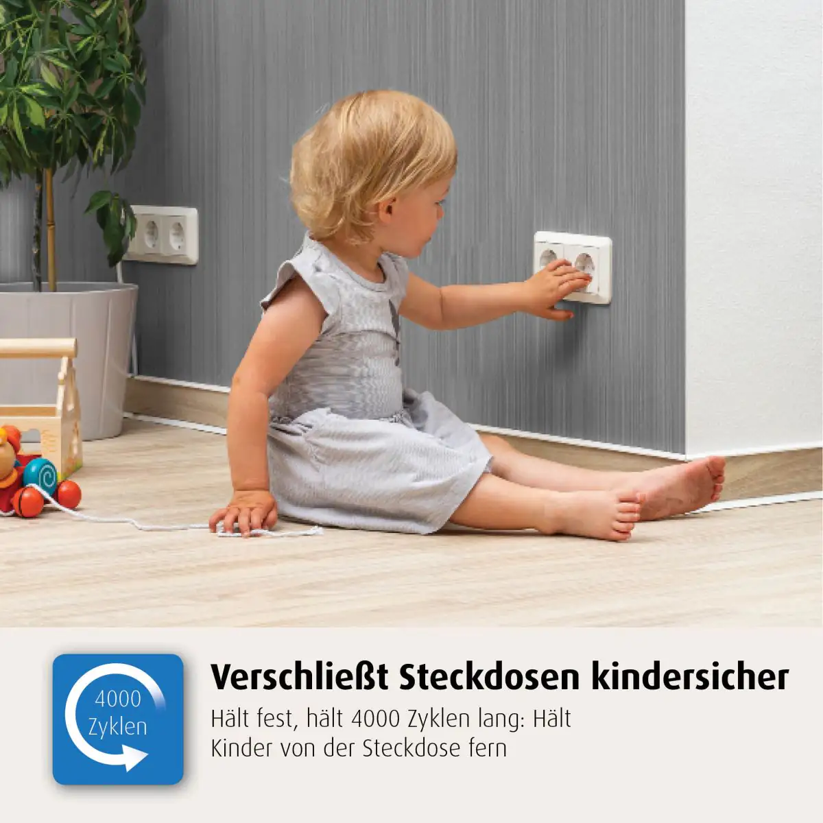 Reer Steckdosensicherung für Kinder weiß klebbar, 10 Stück Reer Steckdosensicherung für Kinder weiß klebbar, 10 Stück