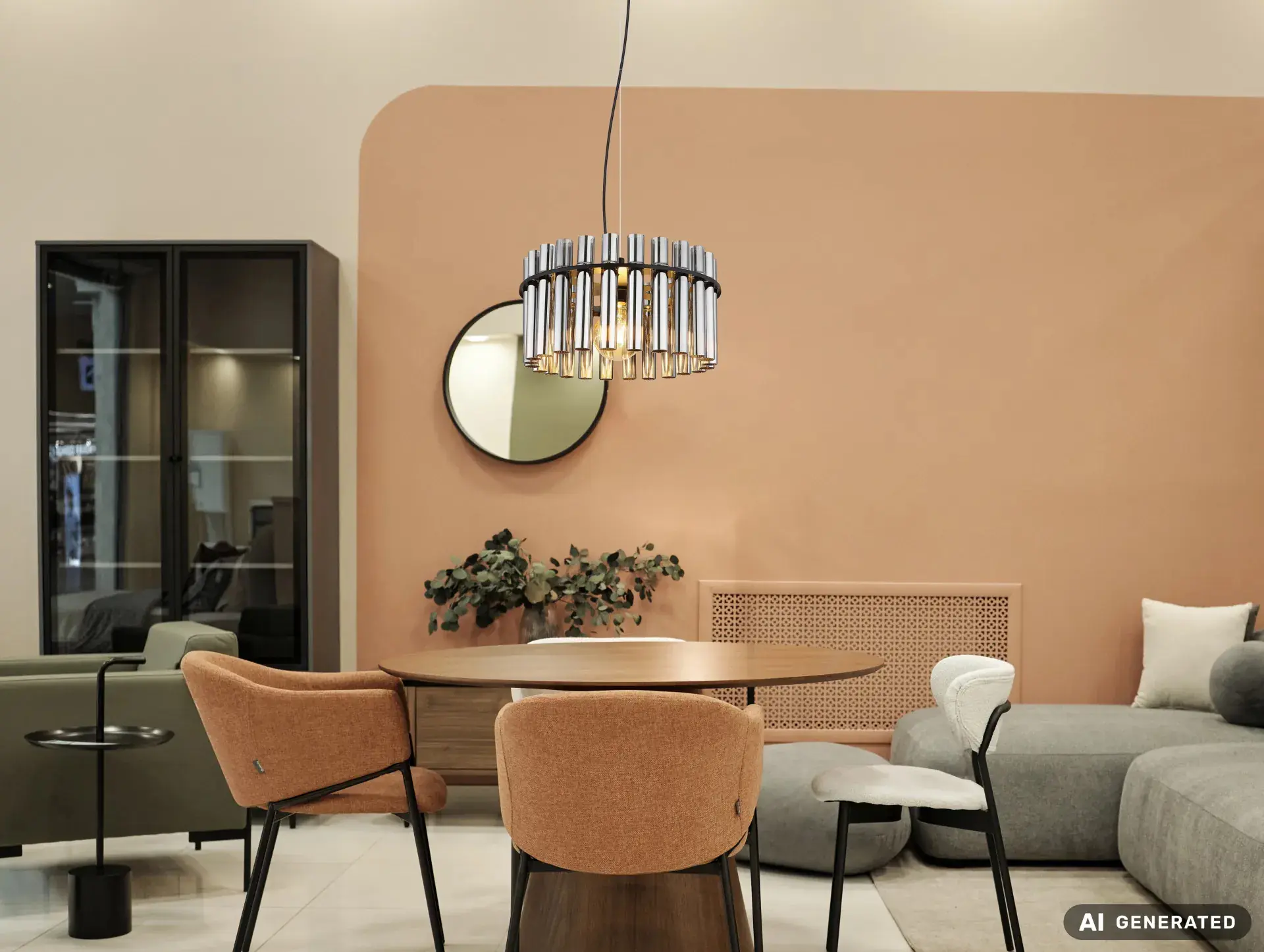 Globo Pendelleuchte GORLEY II Ø 38 x 120 cm E27