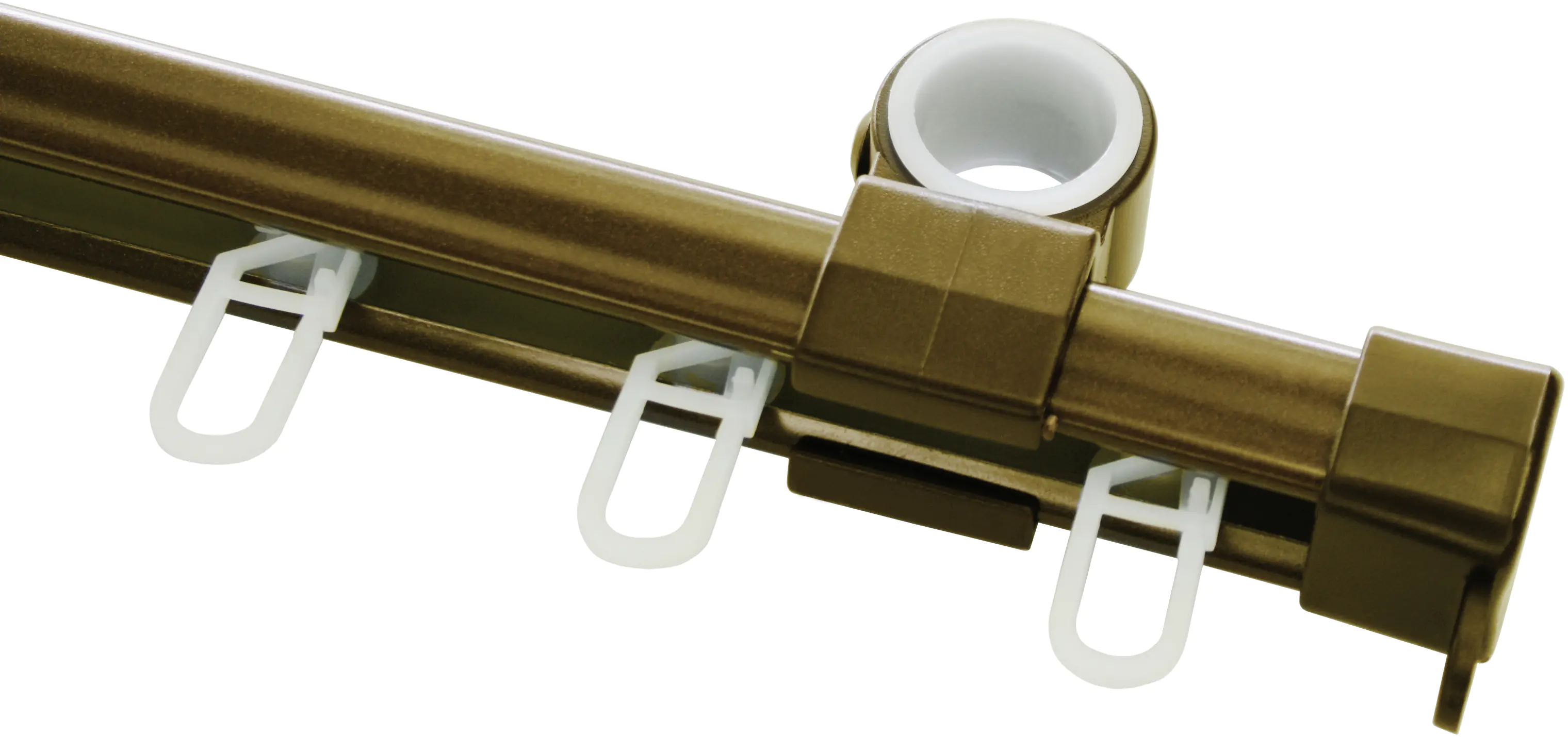 Gardinia U-Laufschiene bronze, 240 cm