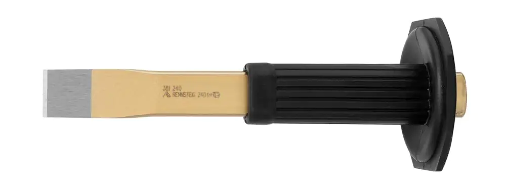 Rennsteig Schlitzmeißel 240 mm mit Handschutz Rennsteig Schlitzmeißel 240 mm mit Handschutz