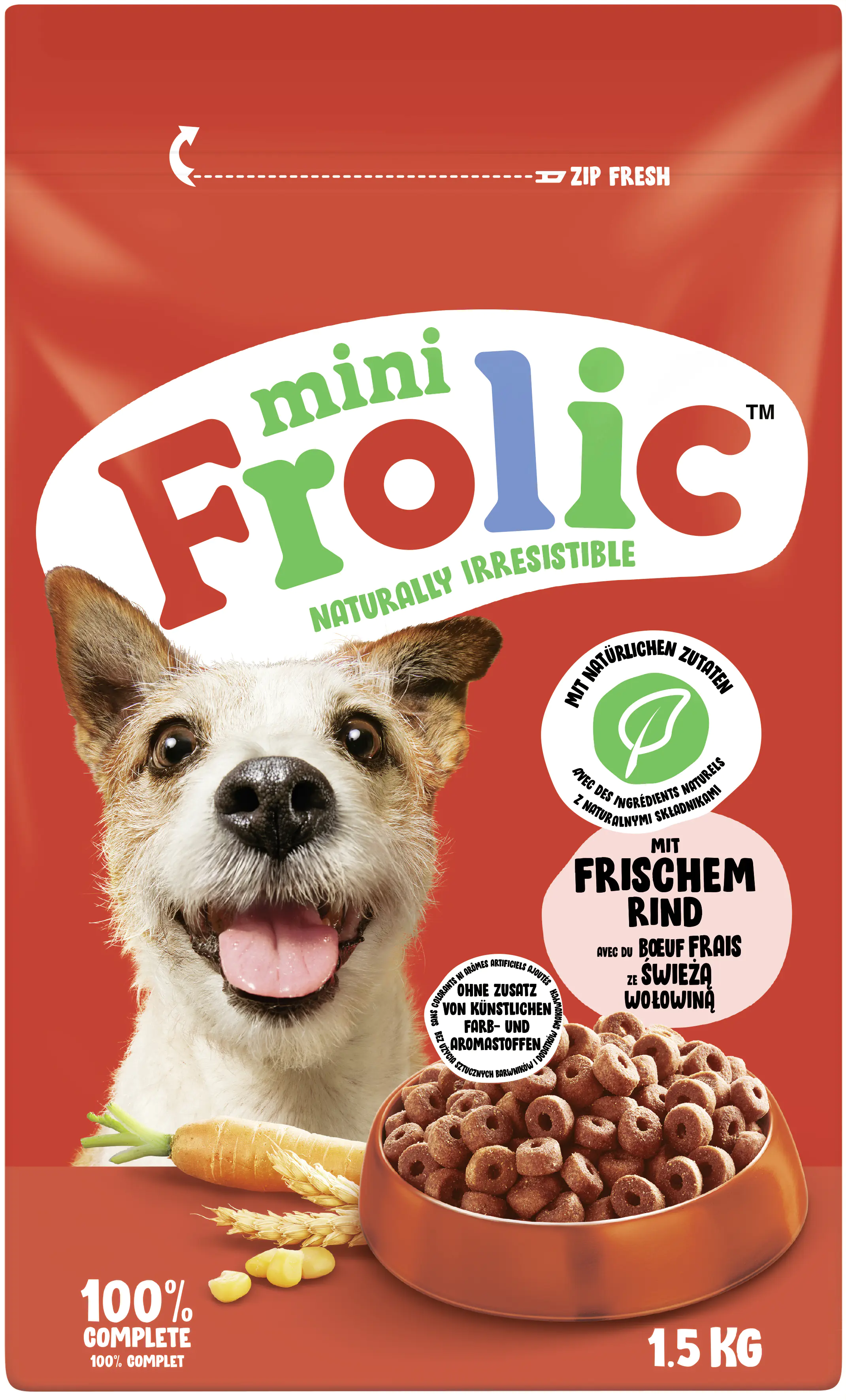 Frolic Trockenfutter Mini Rind 1,5 kg Frolic Trockenfutter Mini Rind 1,5 kg