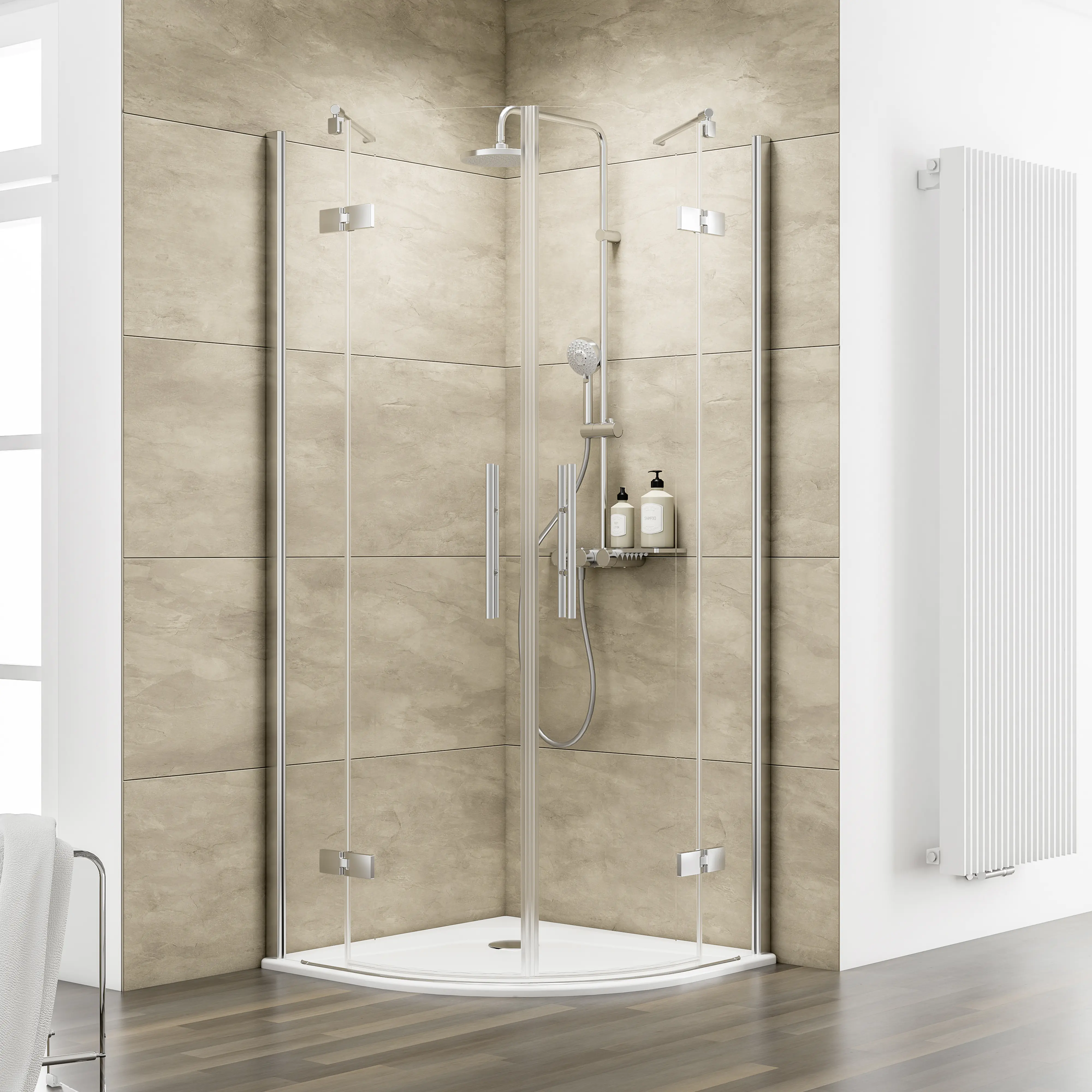 Schulte Runddusche 200 x 90 x 90 cm MasterClass