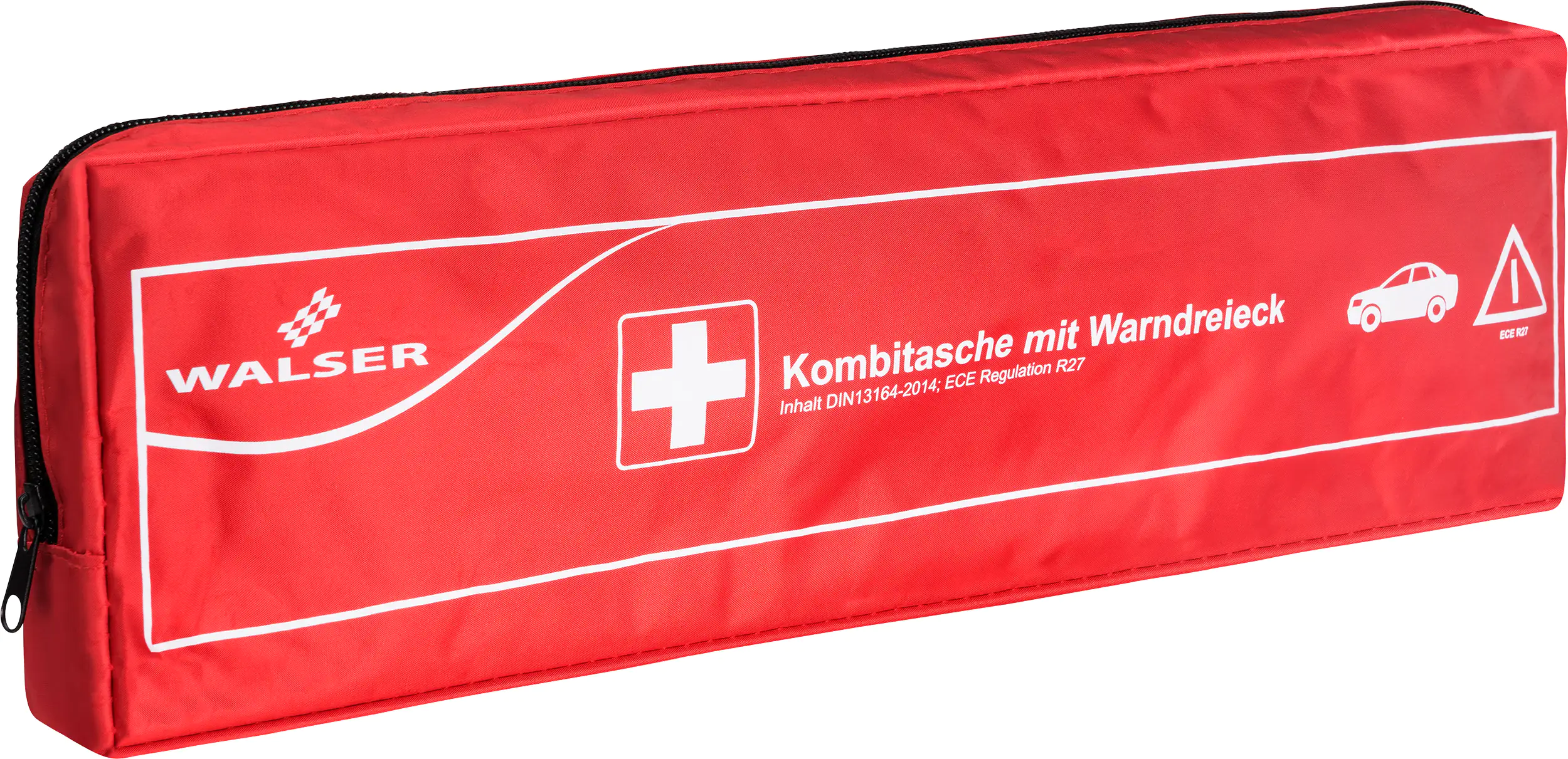9001778442659 Walser KFZ Kombi-Verbandtasche mit Warndreieck