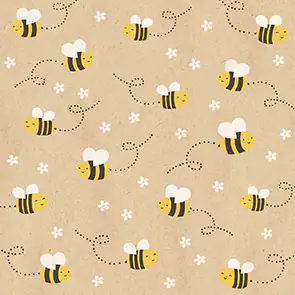 Servietten Bienen natur 33 x 33 cm 20 Stück Servietten Bienen natur 33 x 33 cm 20 Stück