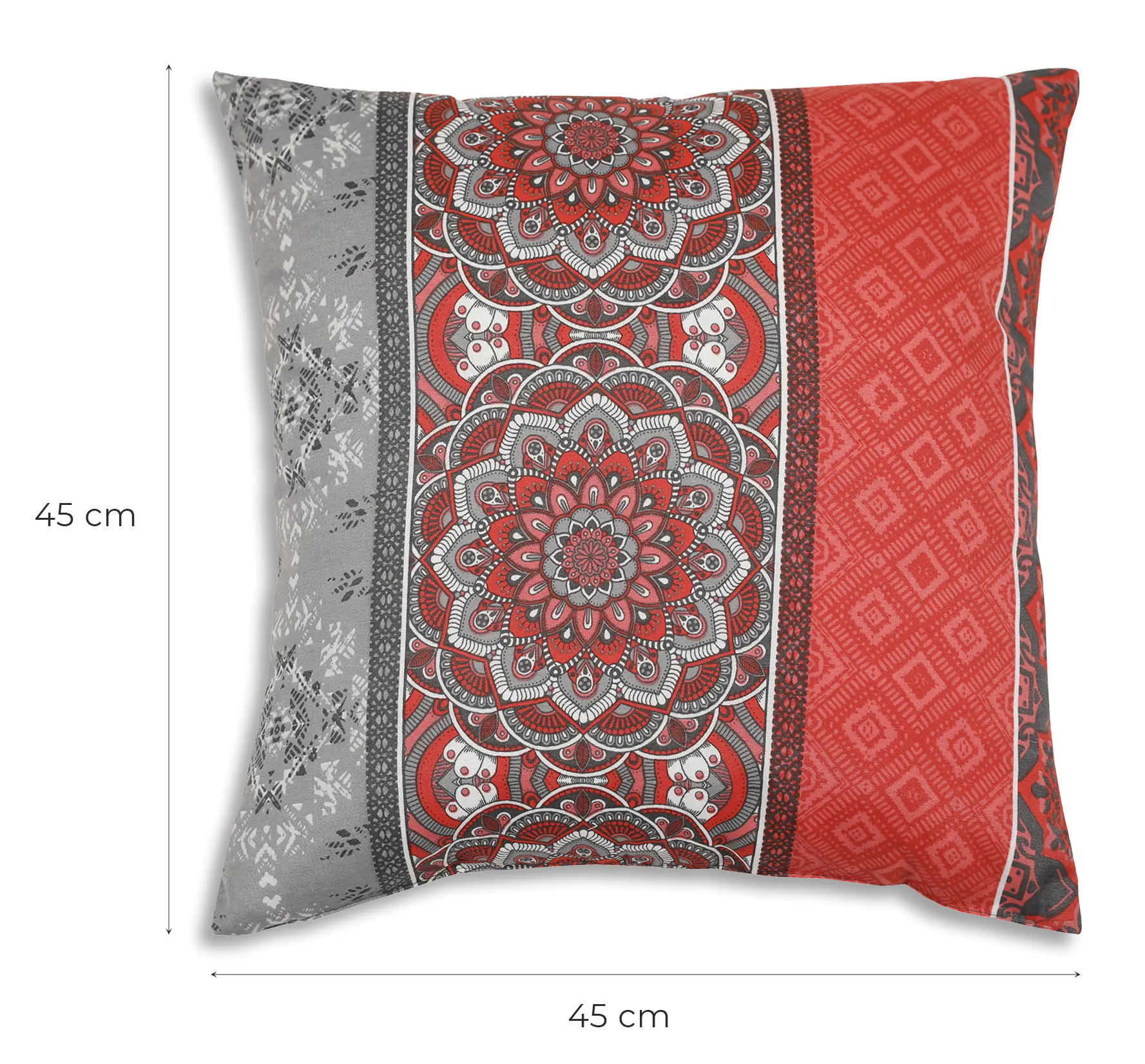 GO-DE Dekokissen Klara 48 x 48 cm rot GO-DE Dekokissen Klara 48 x 48 cm rot