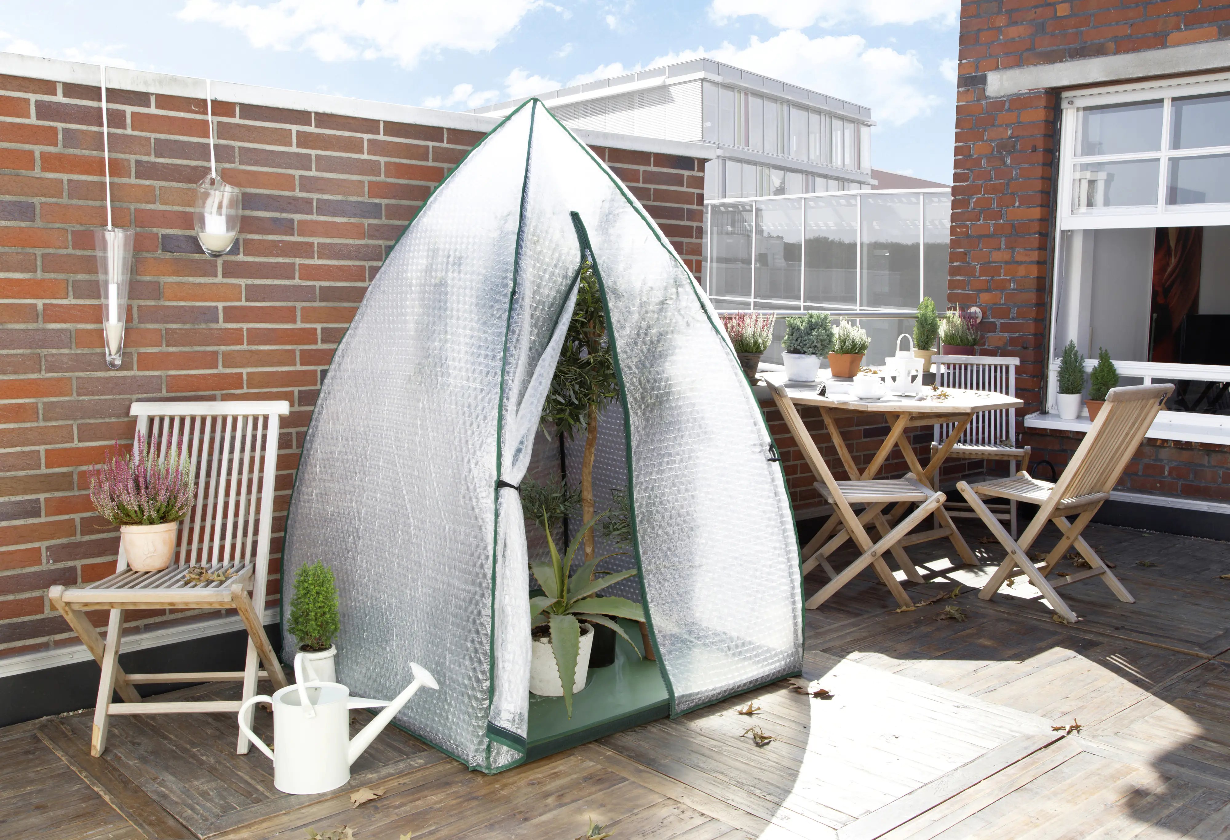 Bio Green Überwinterungszelt Igloo für Pflanzen, 180 x 120 x 120 cm