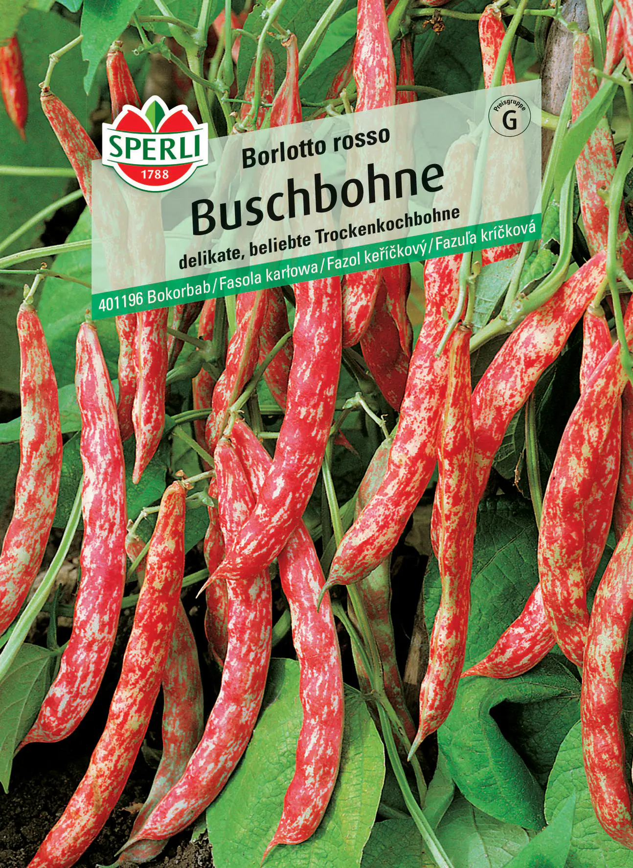 Sperli Buschbohne Borlotto rosso