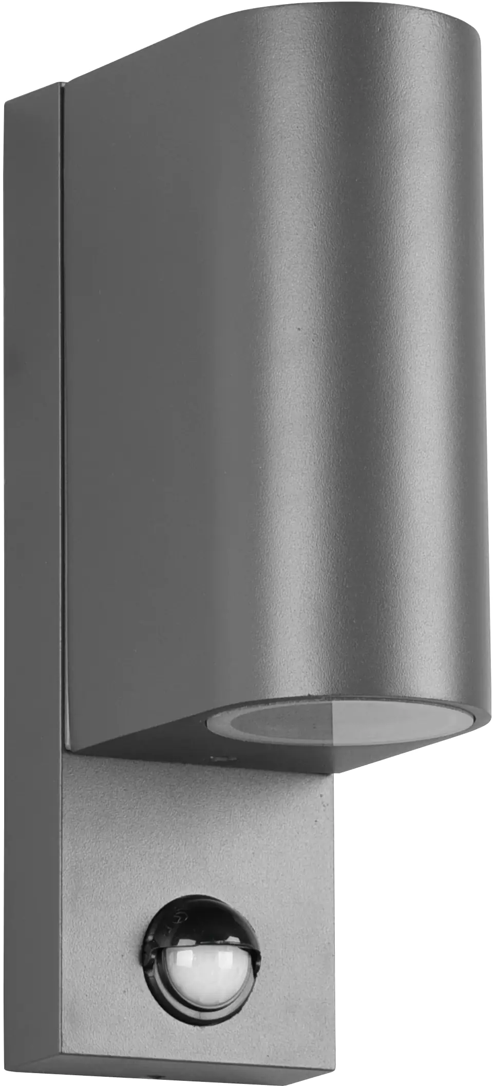 Trio Außen-Wandleuchte Roya anthrazit rund GU10 Up & Down mit Bewegungsmelder