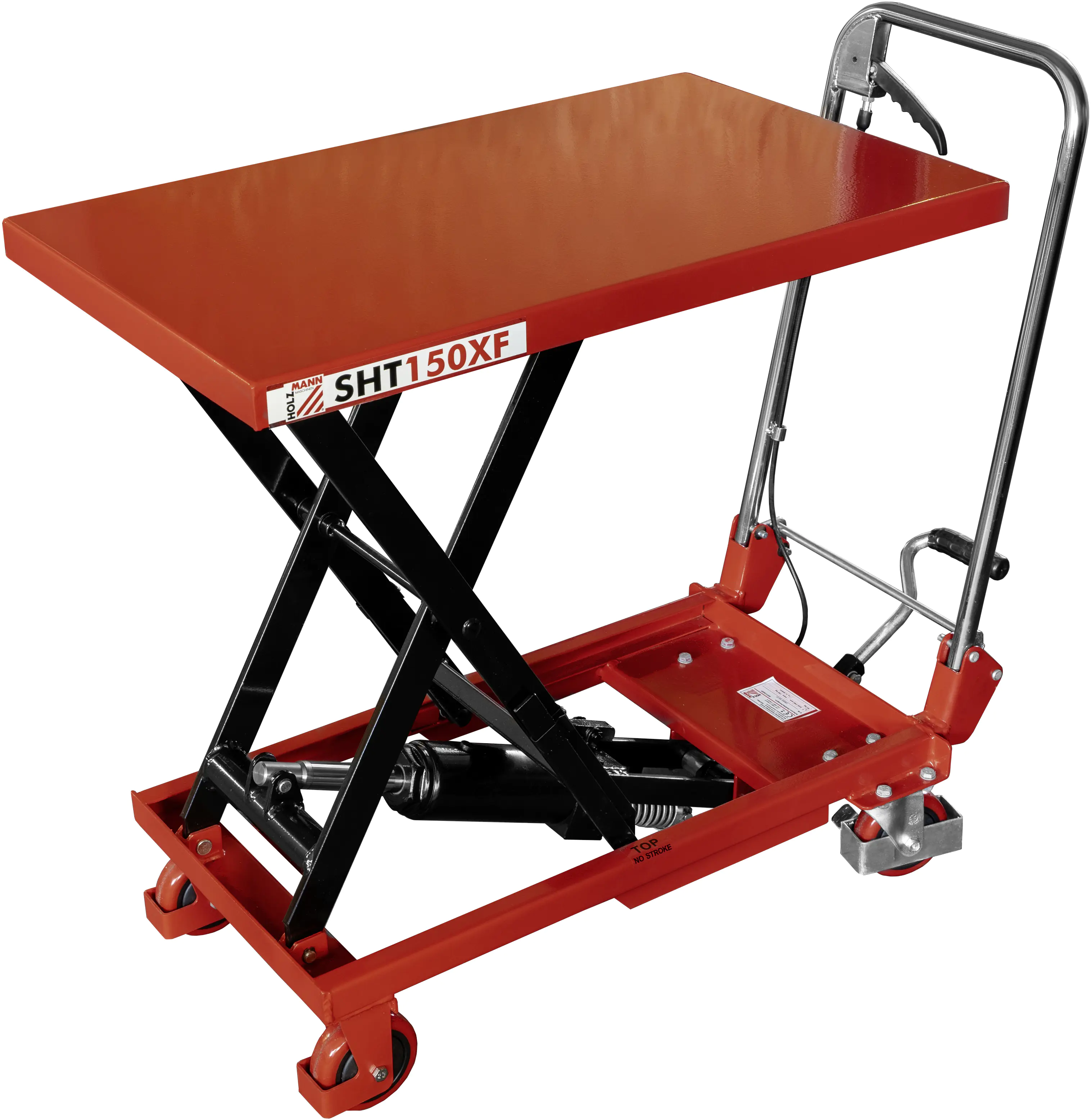 Holzmann Scheren-Hubtischwagen SHT150XF Höhe 22,5 - 74 cm