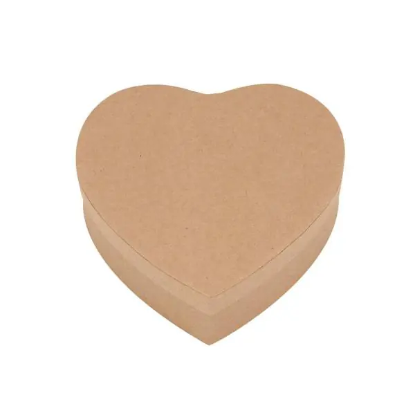 Glorex Herz-Box/Pappe 120 x 120 x 38 mm