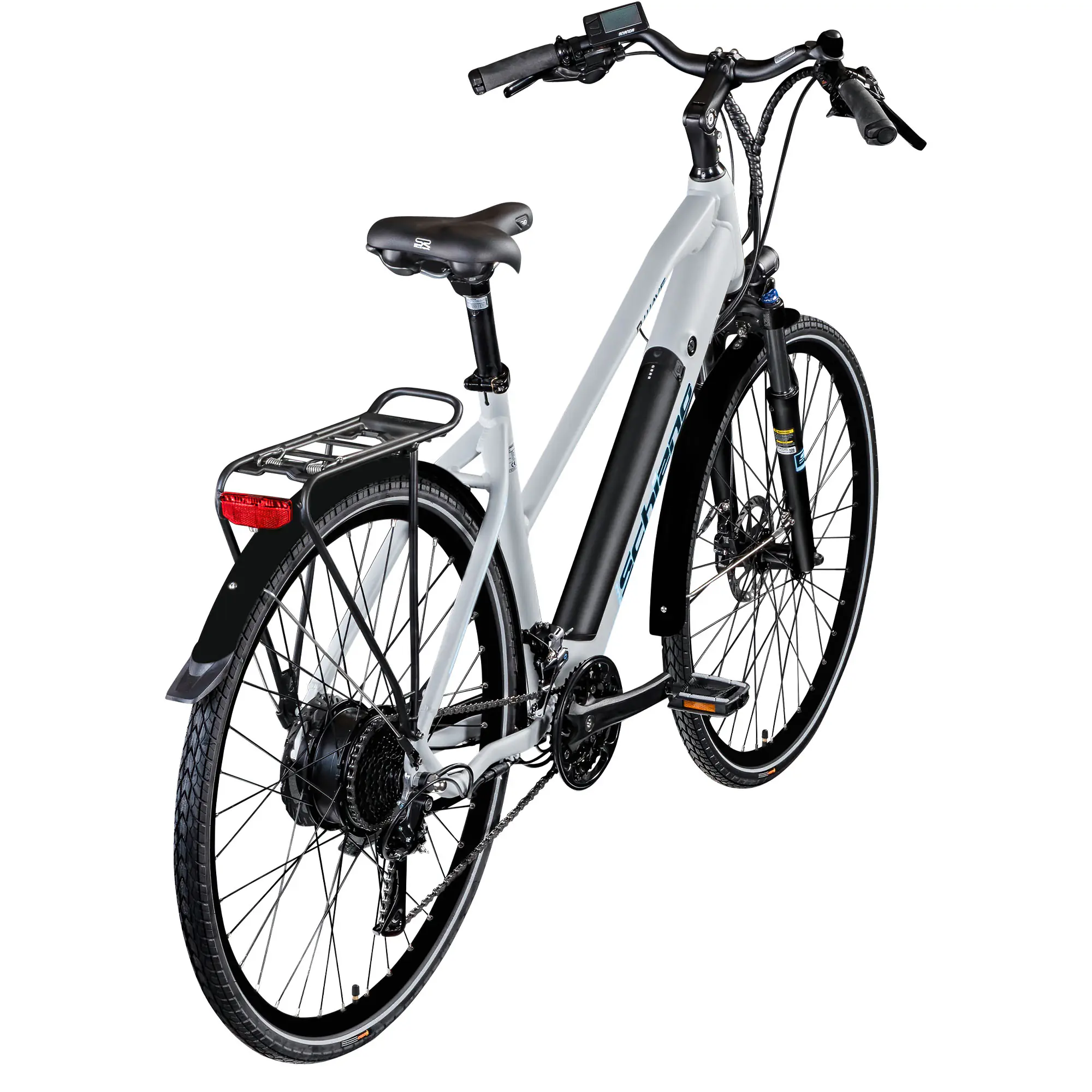Schiano E-Bike Voke Trekking 28 Zoll 24-Gang 418 Wh grau